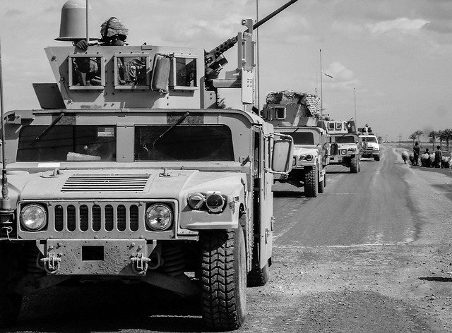 Les véhicules militaires