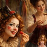 marionnettiste et clown